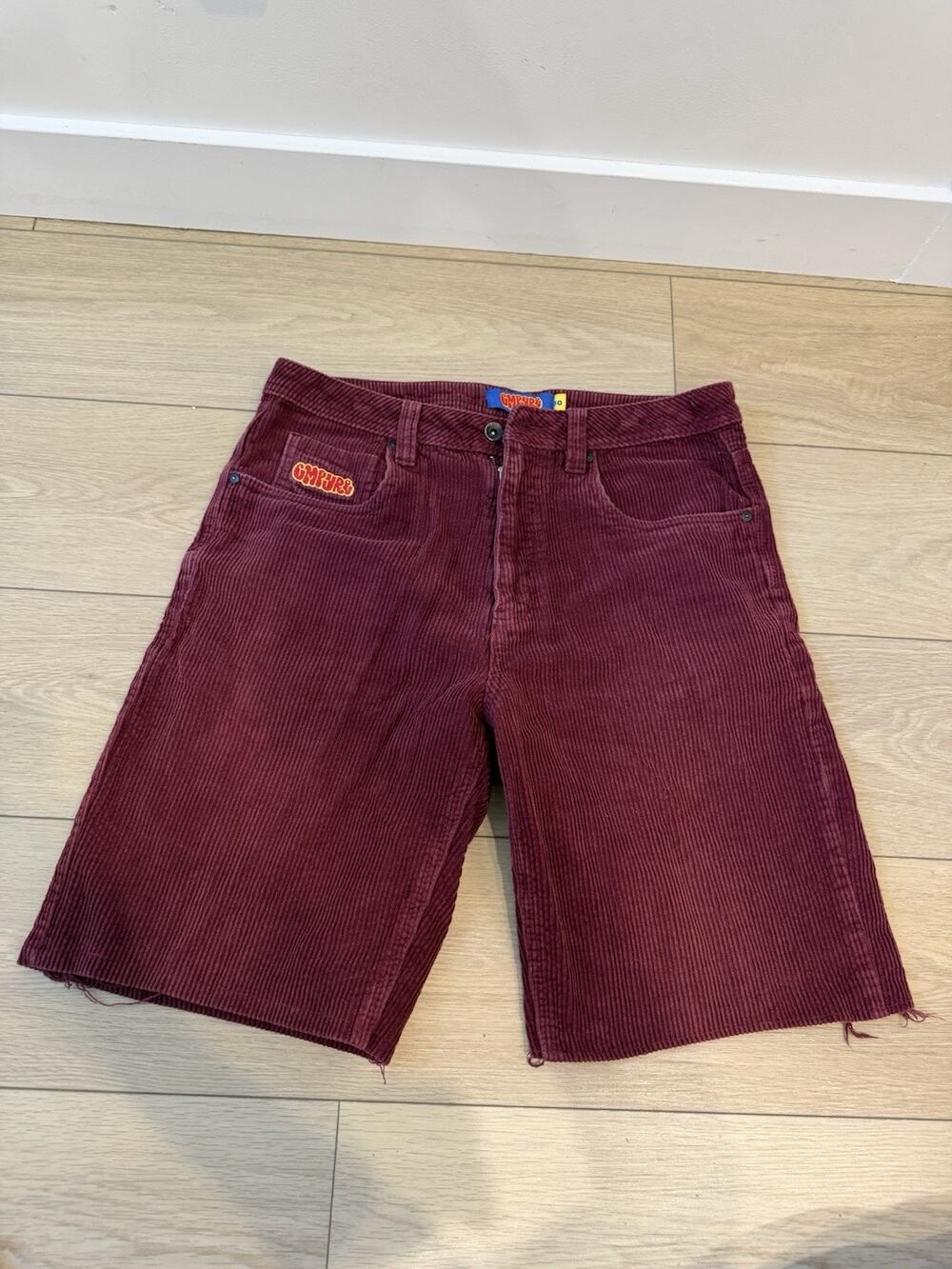 Vintage Y2K Empyre Mens 30 Waist Corduroy Shorts Relaxed Skater Shorts